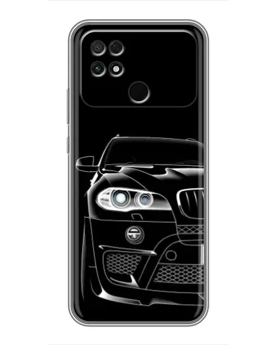 Чехол для Xiaomi POCO C40 с картинкой «Темный силуэт BMW» Чехол для Xiaomi POCO C40 с картинкой «Темный силуэт BMW»