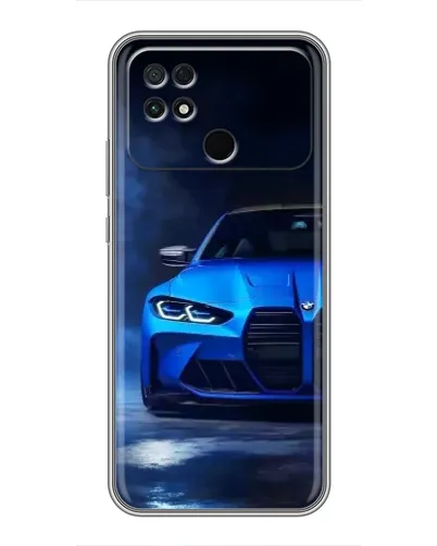 Чехол для Xiaomi POCO C40 с картинкой «Голубая BMW M4» Чехол для Xiaomi POCO C40 с картинкой «Голубая BMW M4»