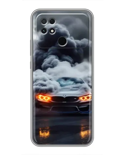 Чехол для Xiaomi POCO C40 с картинкой «BMW в дыму» Чехол для Xiaomi POCO C40 с картинкой «BMW в дыму»