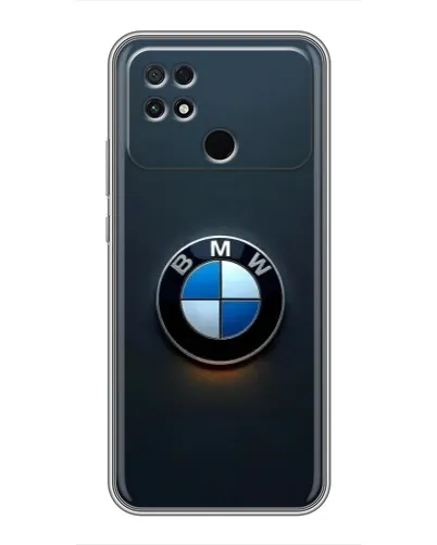Чехол для Xiaomi POCO C40 с картинкой «Логотип BMW — минимализм» Чехол для Xiaomi POCO C40 с картинкой «Логотип BMW — минимализм»
