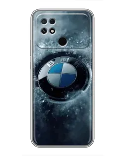 Чохол для Xiaomi POCO C40 з картинкою «Логотип BMW — лід»