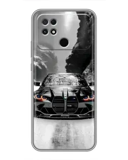 Чохол для Xiaomi POCO C40 з картинкою «BMW — акварельний дрифт»