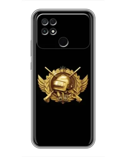 Чехол для Xiaomi POCO C40 с картинкой «PUBG — оранжевый градиент» Чехол для Xiaomi POCO C40 с картинкой «PUBG — оранжевый градиент»