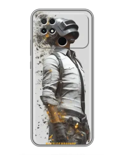 Чехол для Xiaomi POCO C40 с картинкой «PUBG — боец в пыли» Чехол для Xiaomi POCO C40 с картинкой «PUBG — боец в пыли»