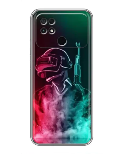 Чехол для Xiaomi POCO C40 с картинкой «PUBG — огненный воин» Чехол для Xiaomi POCO C40 с картинкой «PUBG — огненный воин»