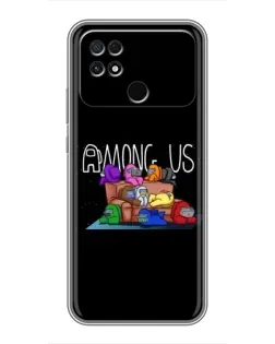Чехол для Xiaomi POCO C40 с картинкой «Логотип Among Us» Чехол для Xiaomi POCO C40 с картинкой «Логотип Among Us»