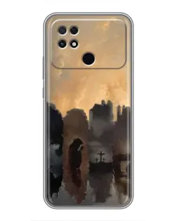 Чехол для Xiaomi POCO C40 с картинкой «Дорога к вере»