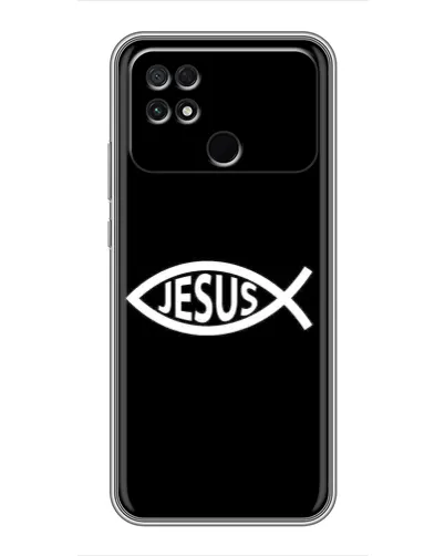 Чехол для Xiaomi POCO C40 с картинкой «Классический Jesus»