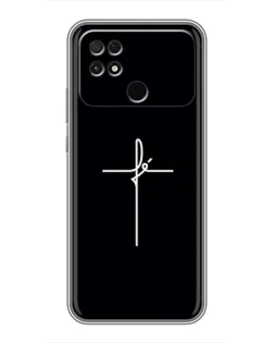 Чохол для Xiaomi POCO C40 з картинкою «Тонкий хрест»