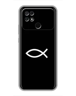 Чохол для Xiaomi POCO C40 з картинкою «Символ риби Jesus»