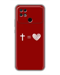 Чохол для Xiaomi POCO C40 з картинкою «Рівняння любові»
