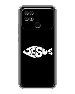 Чохол для Xiaomi POCO C40 з картинкою «Риба  Jesus»