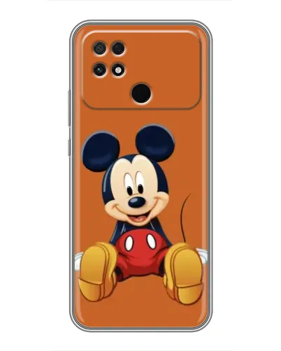 Чехол для Xiaomi POCO C40 с картинкой «Микки отдыхает»
