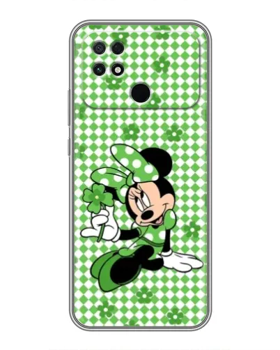 Чехол для Xiaomi POCO C40 с картинкой «Mickey в клетку»