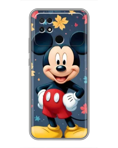Чехол для Xiaomi POCO C40 с картинкой «Осенний Mickey Mouse»