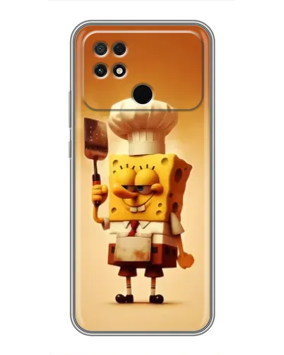 Чехол для Xiaomi POCO C40 с картинкой «Губка Боб повар» Чехол для Xiaomi POCO C40 с картинкой «Губка Боб повар»