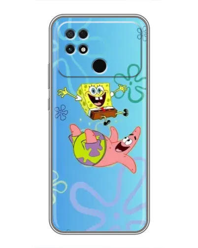 Чехол для Xiaomi POCO C40 с картинкой «Спанч Боб и Патрик» Чехол для Xiaomi POCO C40 с картинкой «Спанч Боб и Патрик»