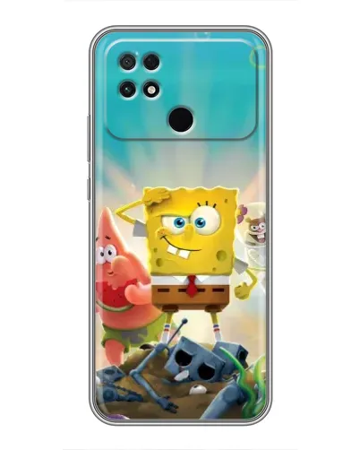 Чехол для Xiaomi POCO C40 с картинкой «Спанч Боб победитель» Чехол для Xiaomi POCO C40 с картинкой «Спанч Боб победитель»