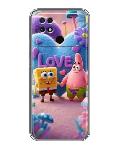 Чехол для Xiaomi POCO C40 с картинкой «Губка Боб Патрик» Чехол для Xiaomi POCO C40 с картинкой «Губка Боб Патрик»