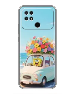 Чехол для Xiaomi POCO C40 с картинкой «Автомобильное путешествие»