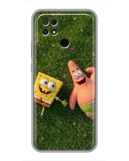 Чохол для Xiaomi POCO C40 з картинкою «Друзі на галявині»