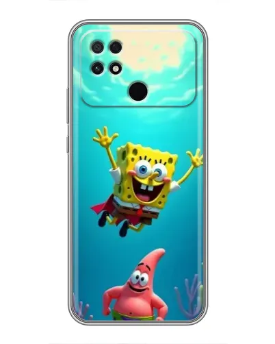 Чохол для Xiaomi POCO C40 з картинкою «Спанч Боб під водою» Чохол для Xiaomi POCO C40 з картинкою «Спанч Боб під водою»