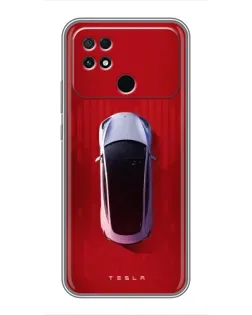 Чохол для Xiaomi POCO C40 з картинкою «Tesla Top View» Чохол для Xiaomi POCO C40 з картинкою «Tesla Top View»
