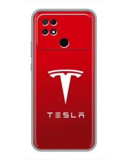 Чохол для Xiaomi POCO C40 з картинкою «Tesla Red Classic» Чохол для Xiaomi POCO C40 з картинкою «Tesla Red Classic»