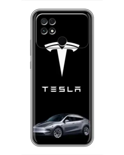 Чохол для Xiaomi POCO C40 з картинкою «Tesla Model Y»