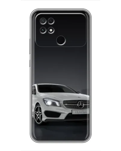 Чохол для Xiaomi POCO C40 з картинкою «Mercedes AMG GT Silver»