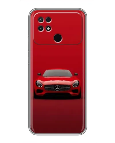 Чохол для Xiaomi POCO C40 з картинкою «Червоний Mercedes AMG»