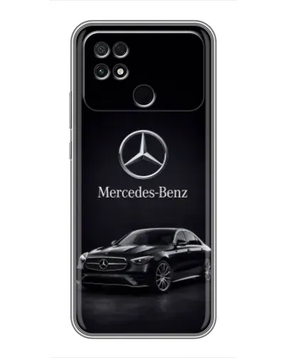 Чохол для Xiaomi POCO C40 з картинкою «Mercedes — решітка радіатора»