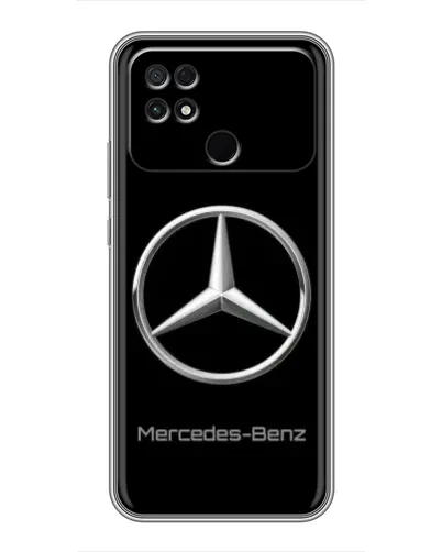 Чохол для Xiaomi POCO C40 з картинкою «Mercedes Silver Logo»