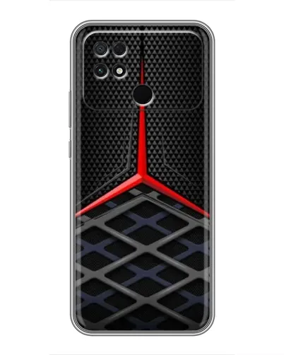Чохол для Xiaomi POCO C40 з картинкою «Mercedes Carbon Grid»