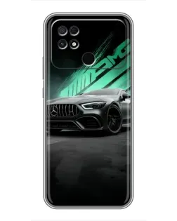 Чохол для Xiaomi POCO C40 з картинкою «Темний Mercedes AMG»