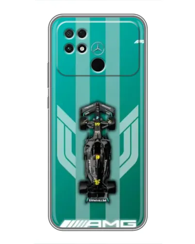 Чохол для Xiaomi POCO C40 з картинкою «Mercedes AMG Petronas»