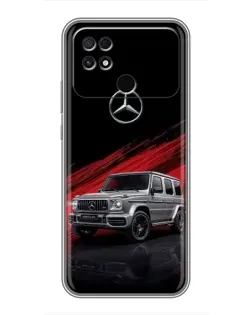 Чохол для Xiaomi POCO C40 з картинкою «Mercedes G-Class червоний»