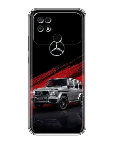 Чохол для Xiaomi POCO C40 з картинкою «Mercedes G-Class червоний»