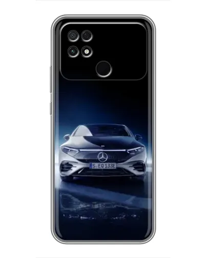 Чохол для Xiaomi POCO C40 з картинкою «Нічний Mercedes EQ»