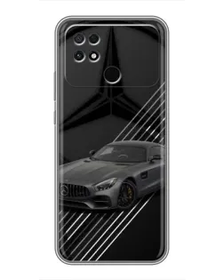 Чохол для Xiaomi POCO C40 з картинкою «Mercedes AMG — графіка»