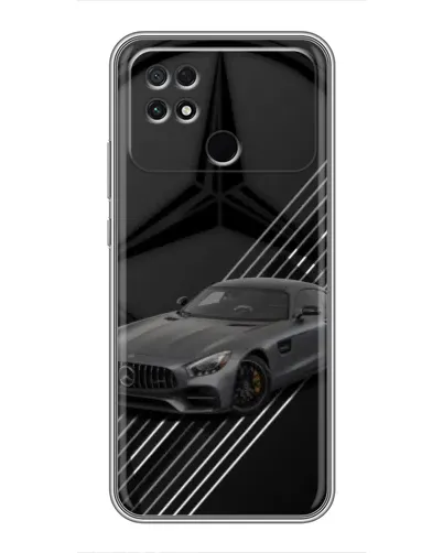 Чохол для Xiaomi POCO C40 з картинкою «Mercedes AMG — графіка»