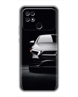 Чохол для Xiaomi POCO C40 з картинкою «Світло фар Mercedes»