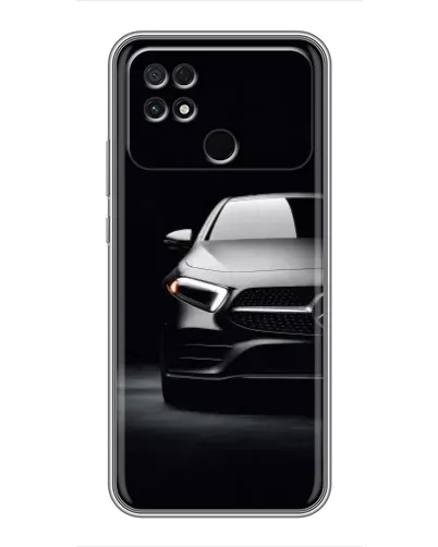 Чохол для Xiaomi POCO C40 з картинкою «Світло фар Mercedes»