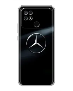 Чохол для Xiaomi POCO C40 з картинкою «Mercedes на металі»