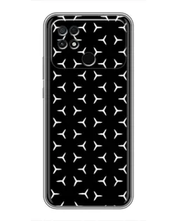 Чохол для Xiaomi POCO C40 з картинкою «Mercedes паттерн зірок»