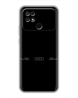 Чохол для Xiaomi POCO C40 з картинкою «Audi — світловий підпис» Чохол для Xiaomi POCO C40 з картинкою «Audi — світловий підпис»