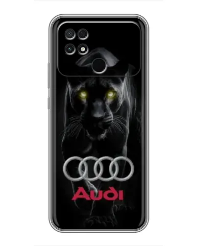 Чохол для Xiaomi POCO C40 з картинкою «Пантера та Audi»