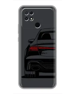 Чохол для Xiaomi POCO C40 з картинкою «Задня частина Audi — арт»
