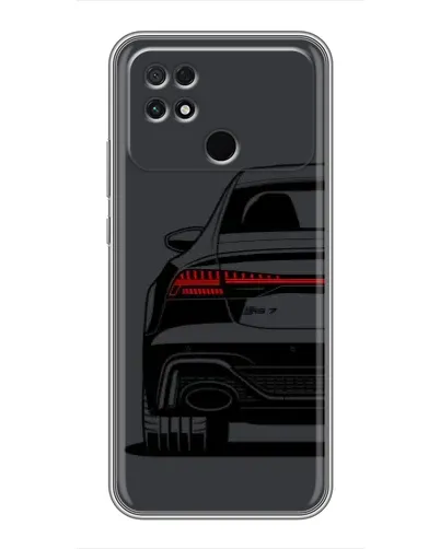 Чохол для Xiaomi POCO C40 з картинкою «Задня частина Audi — арт»