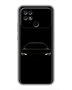 Чохол для Xiaomi POCO C40 з картинкою «Погляд Audi у темряві»
